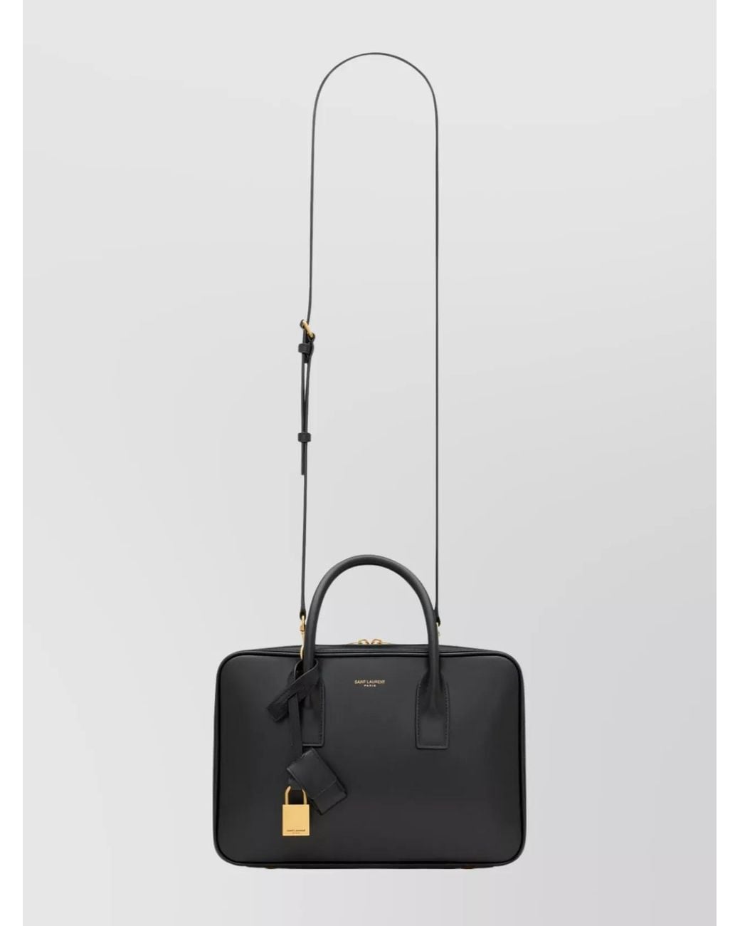 Saint Laurent Black Sac De Jour Small Leather Shoulder Bag