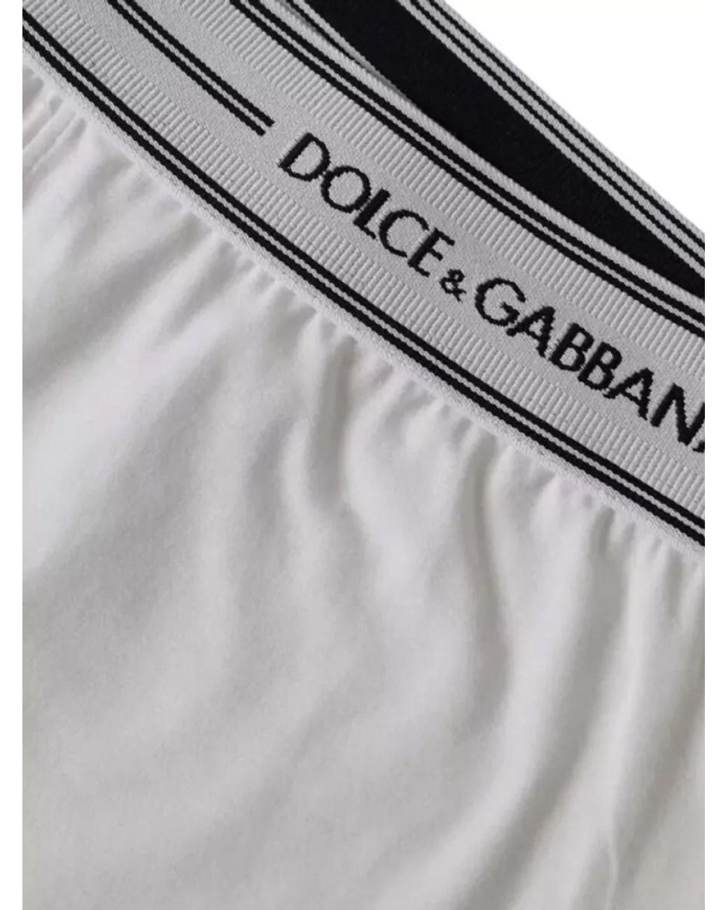 Dolce & Gabbana Gray Logo Lace Midi Underwear for men