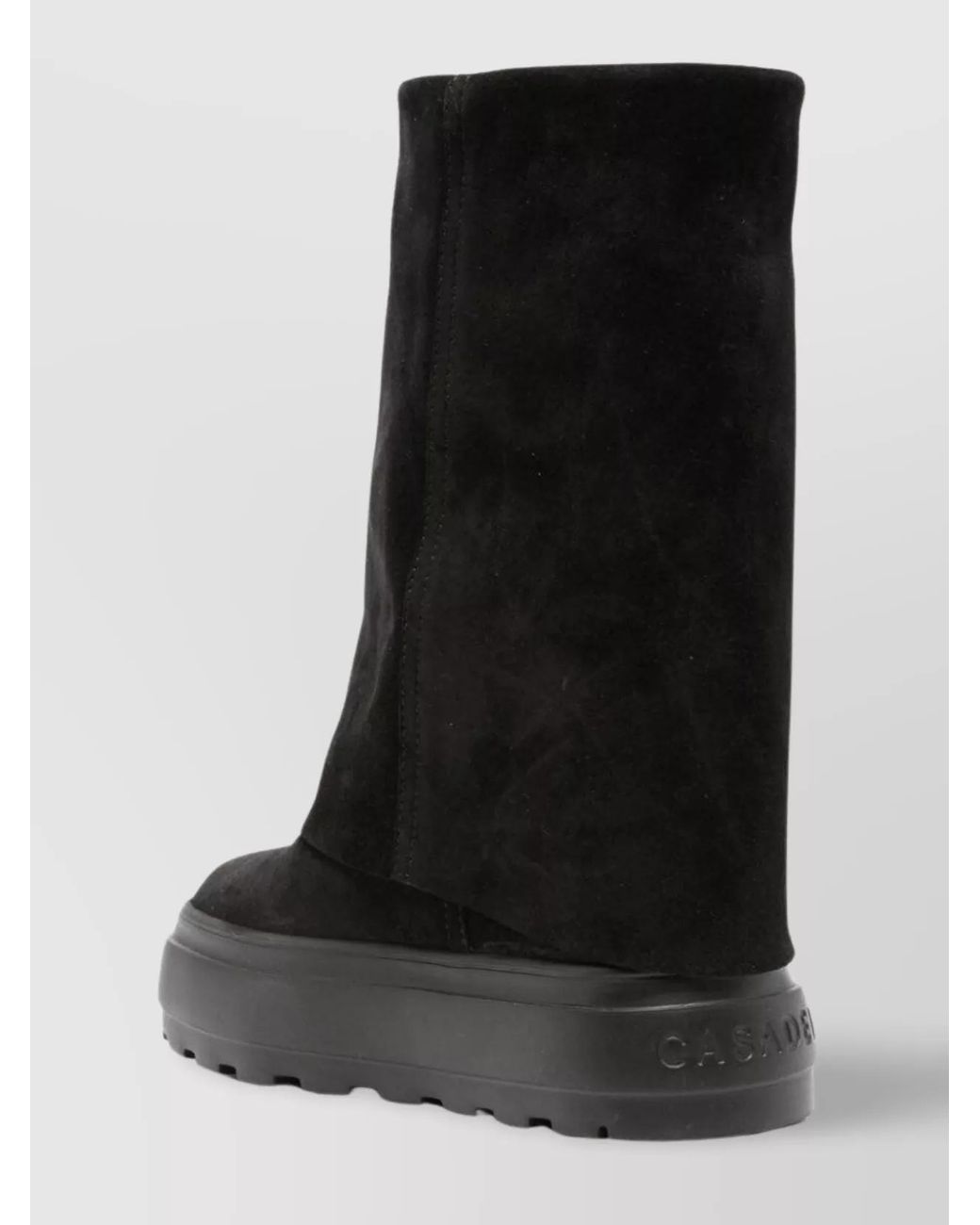 Casadei Black Double Face Suede Leather Boots