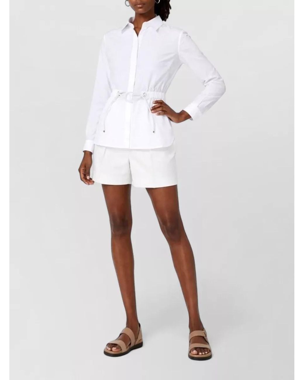 Max Mara White Cotton Shirt
