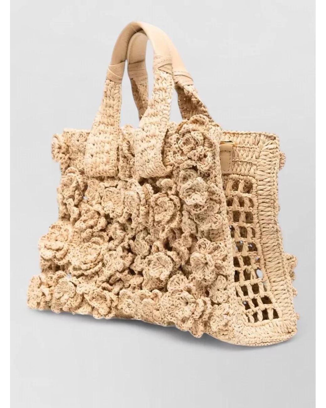 Chloé Natural Raffia Shoulder Bag