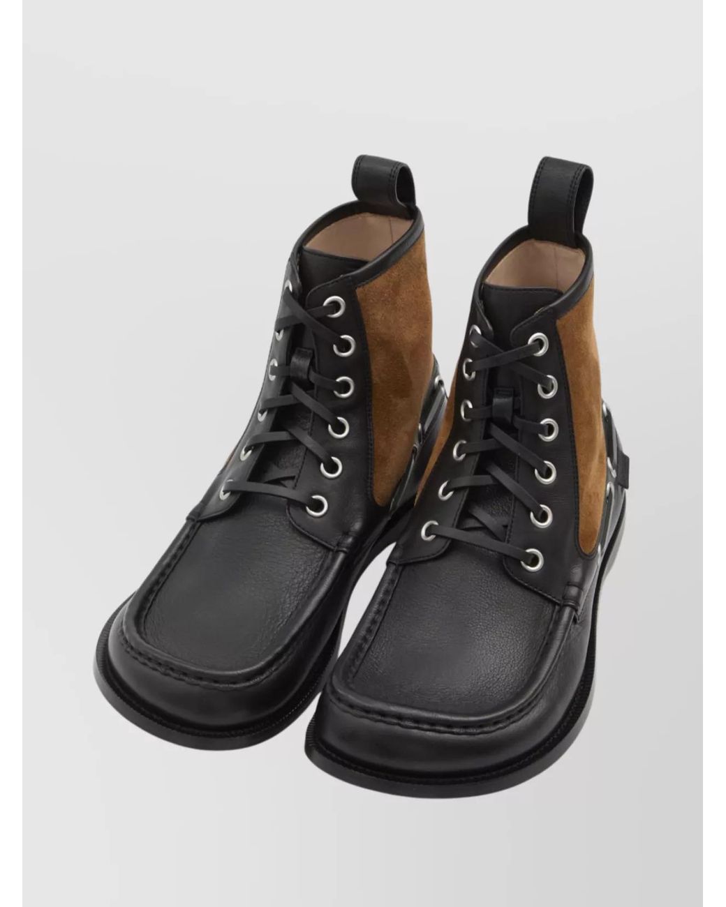 Loewe Multicolor Calfskin Leather Ankle Boots for men