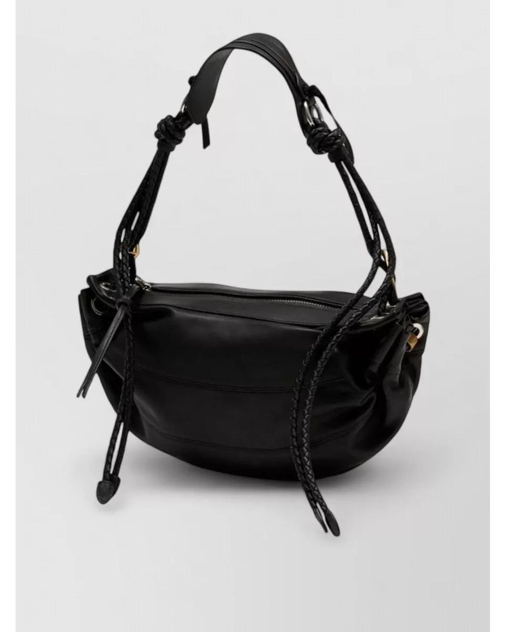 Isabel Marant Black Medium Lambskin Shoulder Bag