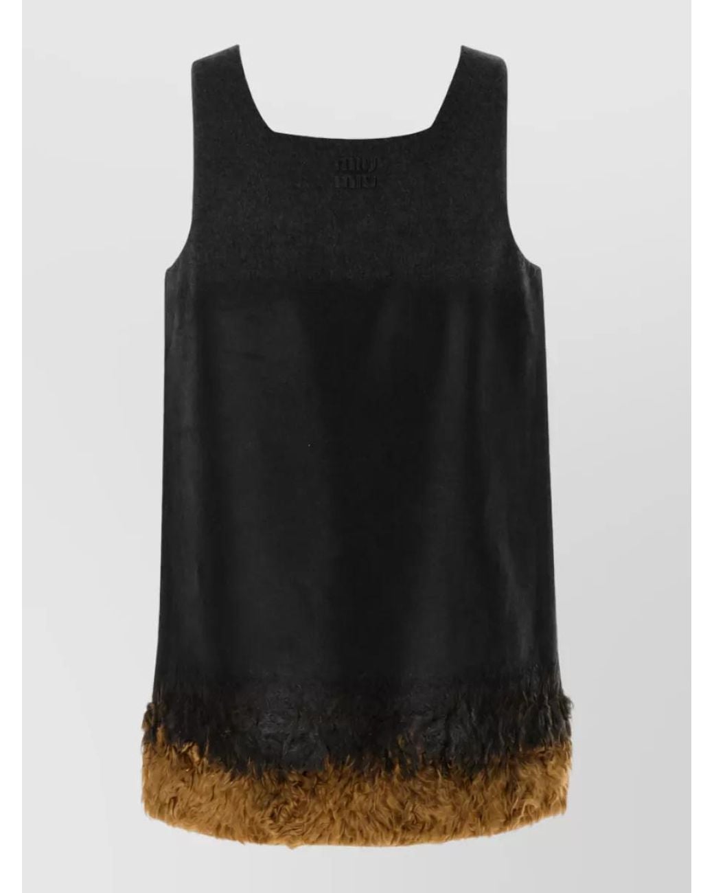 Miu Miu Black Cashmere Mini Dress