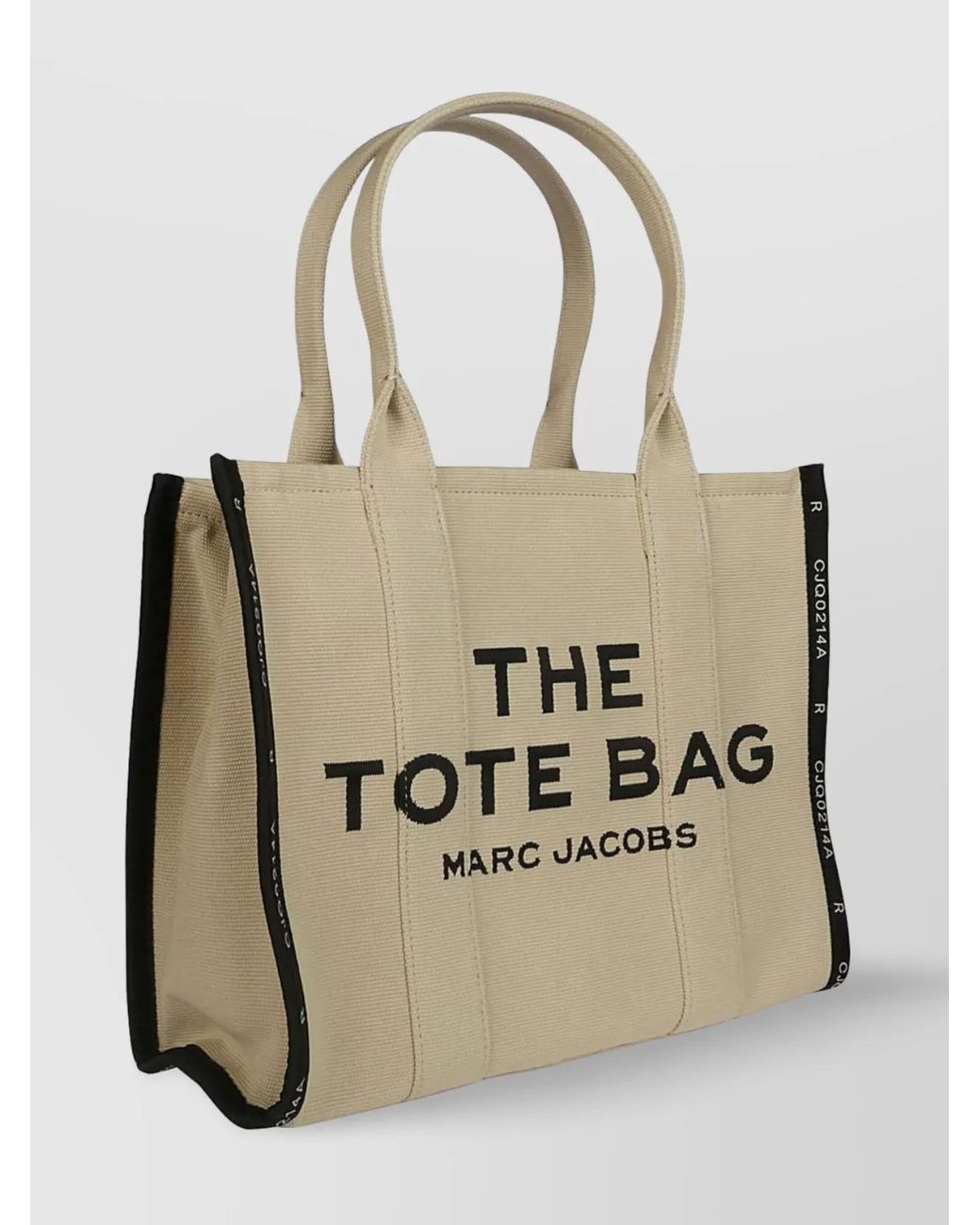 Marc Jacobs Natural The Tote Bag Large Canvas Tote Bag
