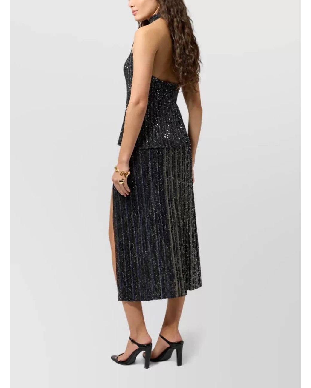 Missoni Blue Sequin Midi Skirt