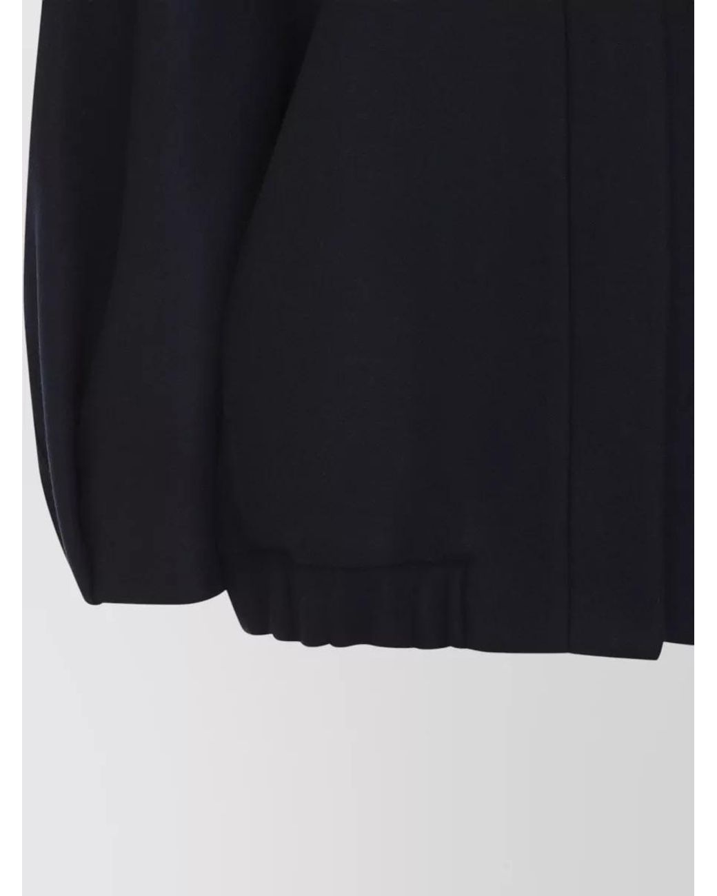 Dries Van Noten Blue Wool Blend Oversized Coat