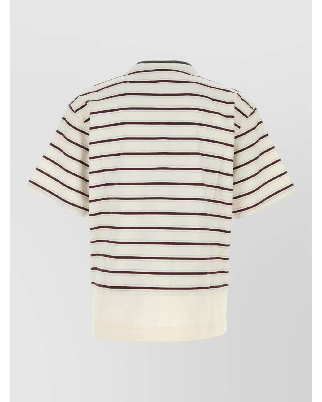 Bottega Veneta Natural Cotton Embroidered T-Shirt for men