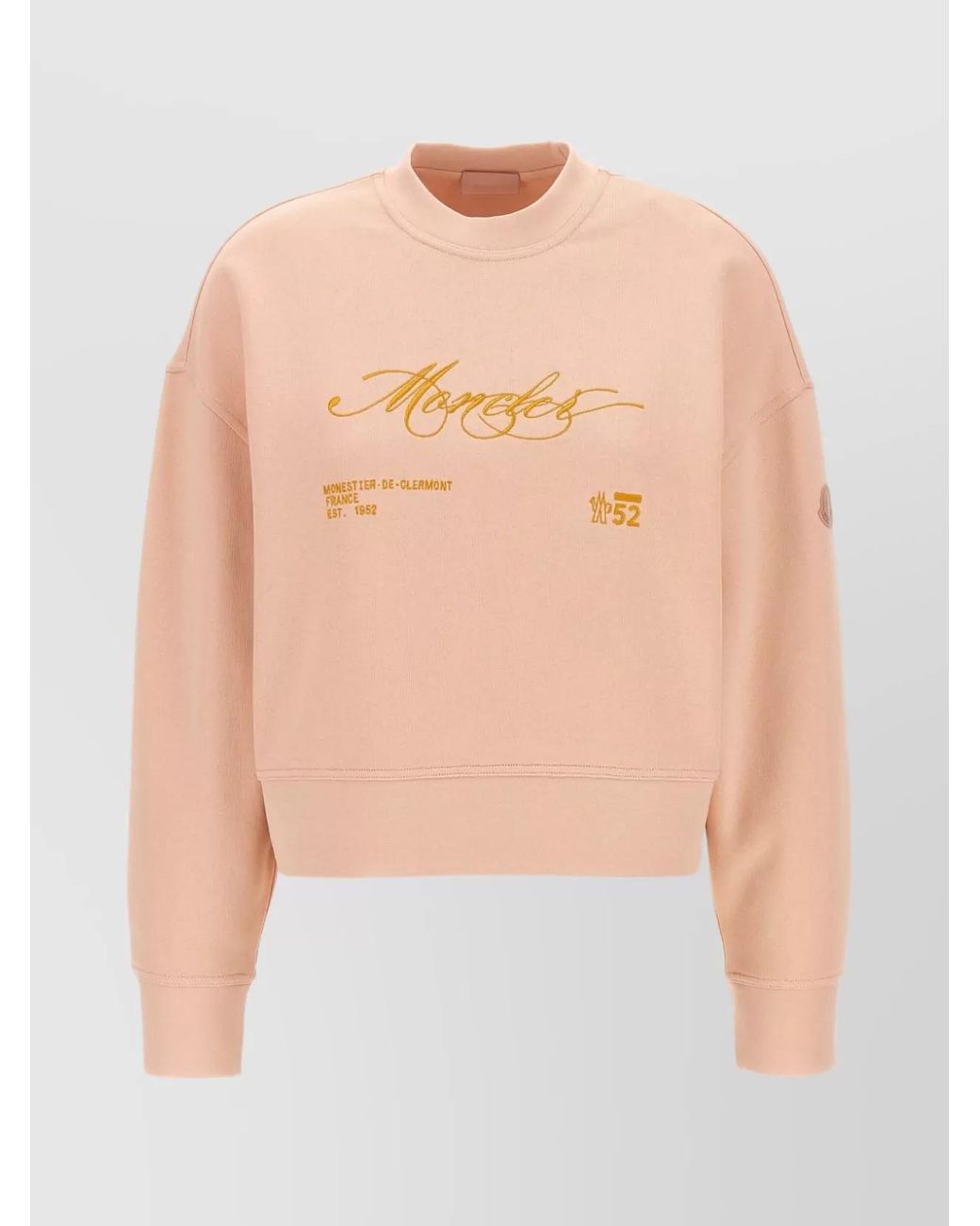 Moncler Multicolor Cotton Logo-Embroidered Sweatshirt