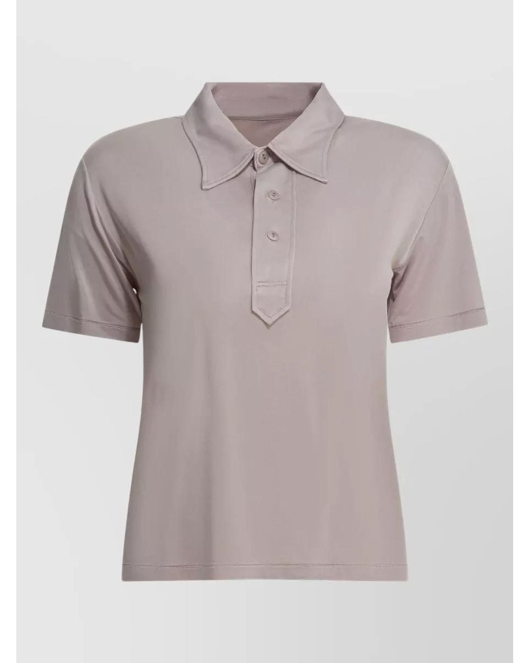Maison Margiela Gray Polo Shirt