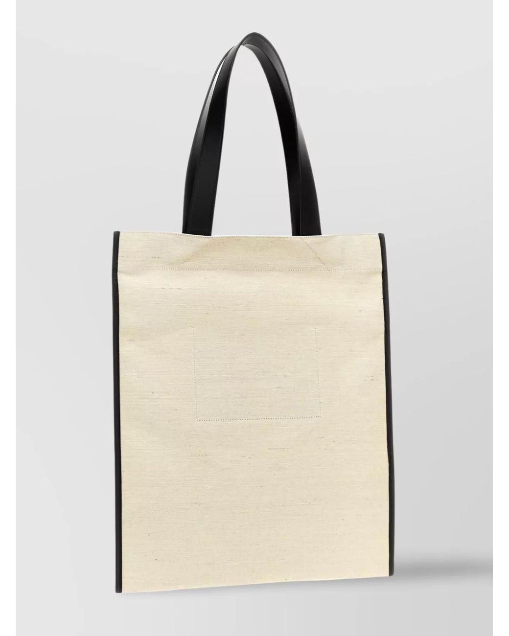 Jil Sander Natural Medium Canvas Tote Bag
