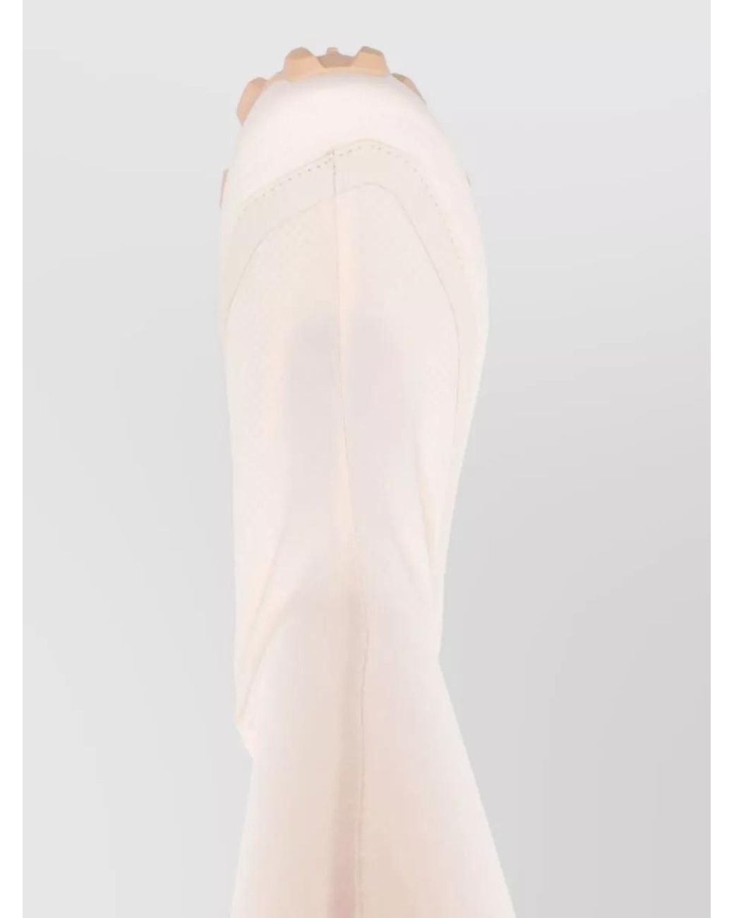 MM6 by Maison Margiela White Printed Over-The-Knee Boots