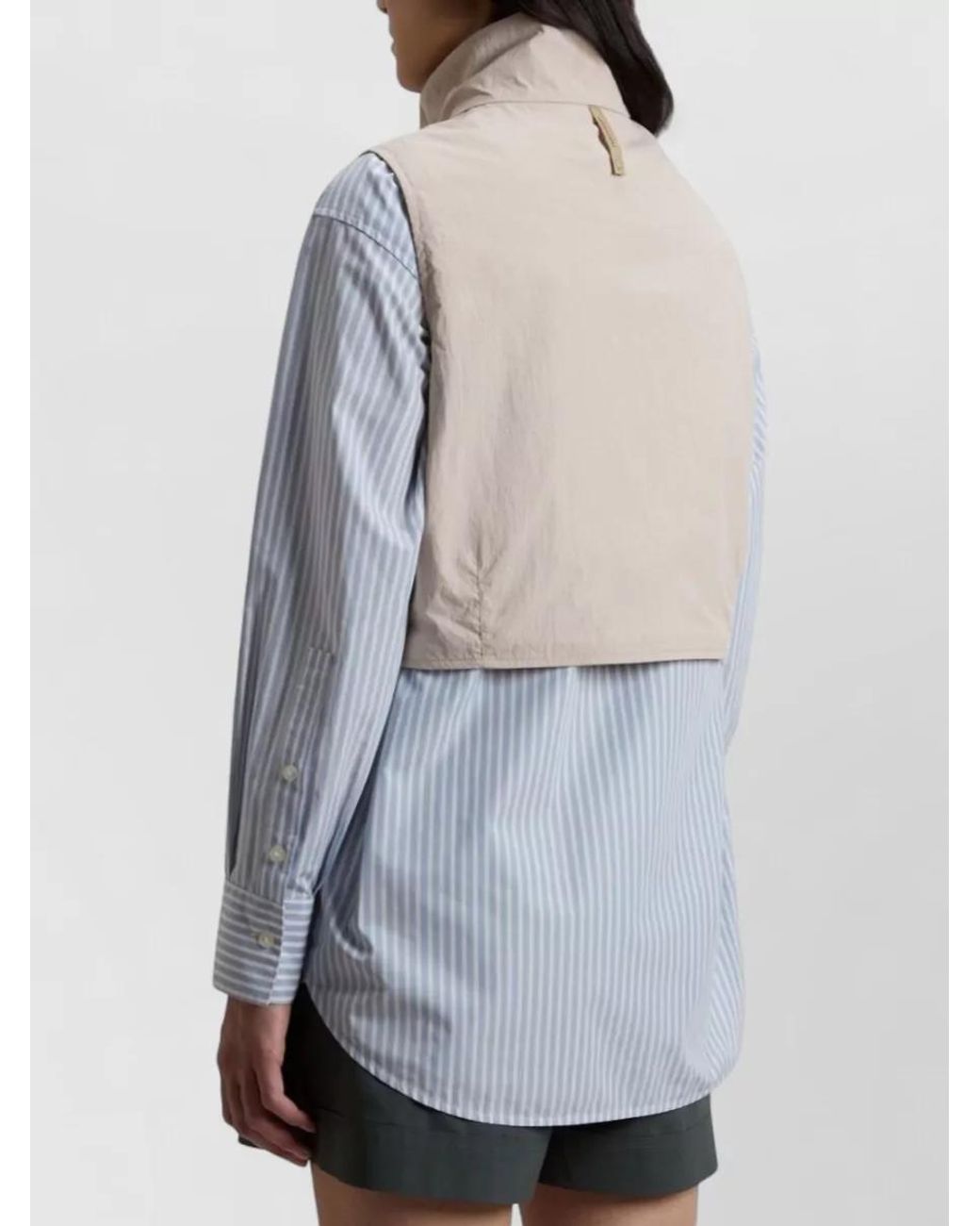 Woolrich Natural Nylon Zip Vest