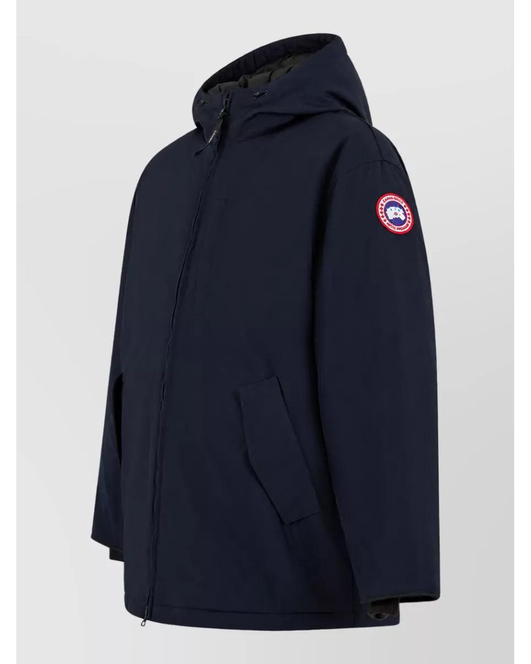 Canada Goose Blue Hooded Parka Jacket for men