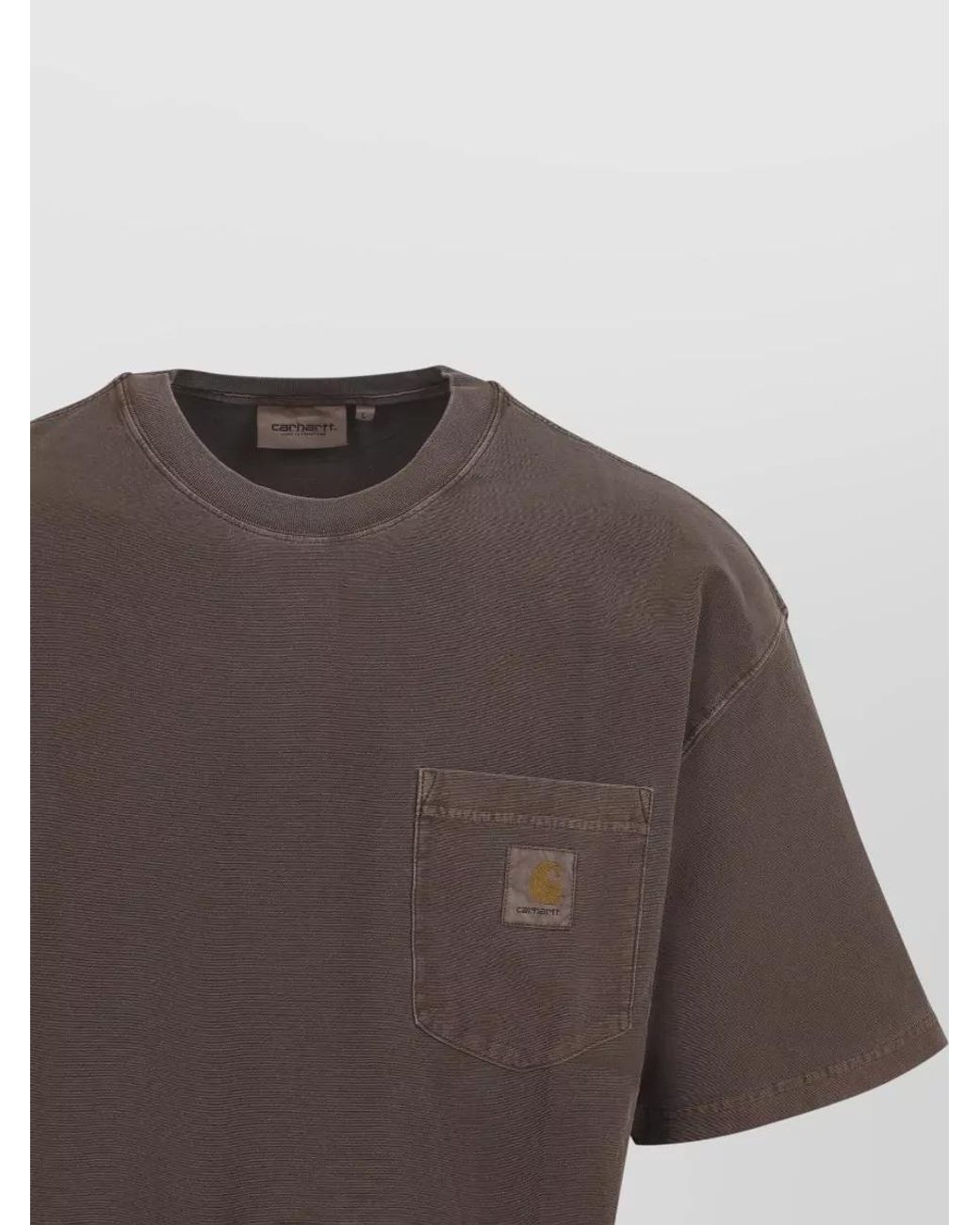 Carhartt Gray Organic Cotton Loose-Fit Crew-Neck Short-Sleeve T-Shirt for men