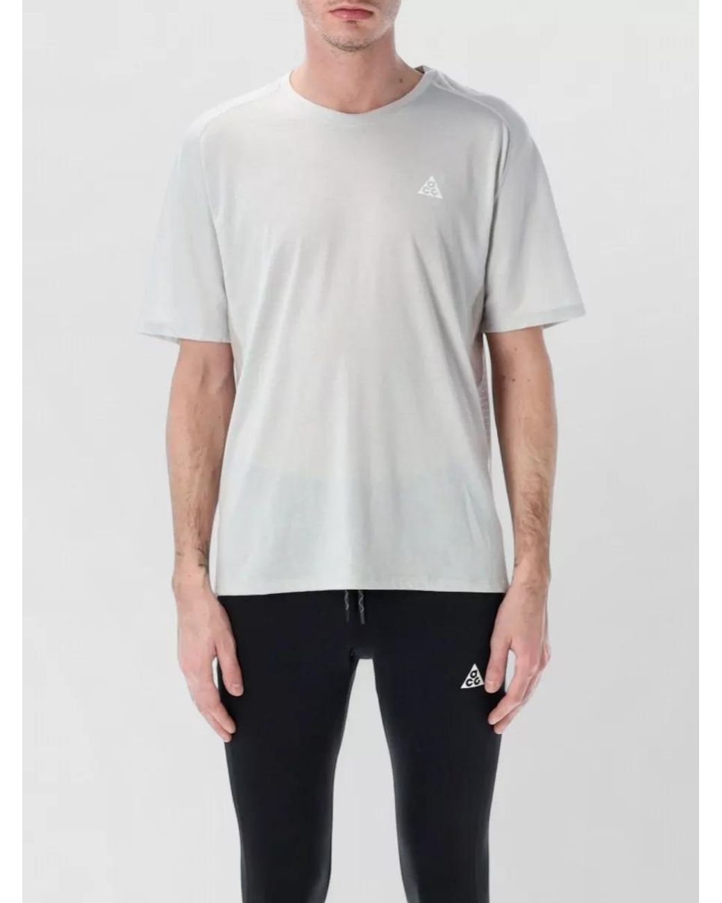 Nike White Solar Chase Short-Sleeve T-Shirt for men