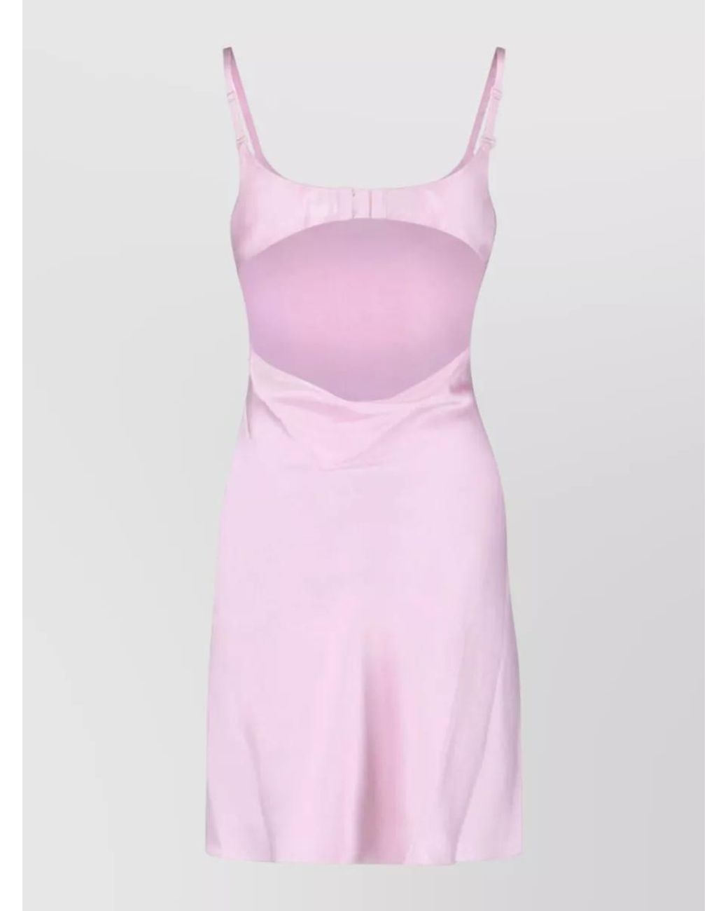 Courreges Pink Silk Mini Dress