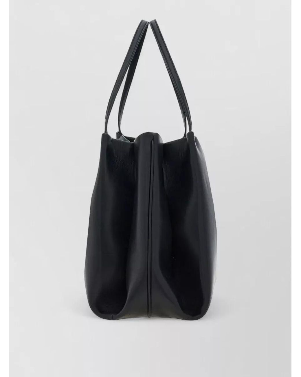 Ferragamo Black Tote M Leather Tote Bag