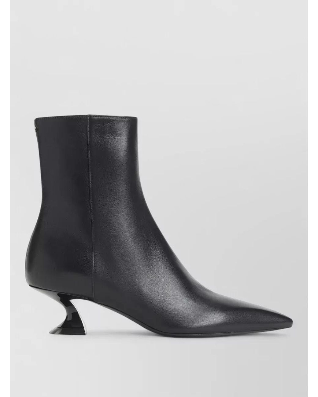 Lanvin Black Leather Ankle Boots