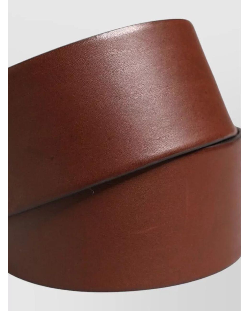 Dolce & Gabbana Brown Leather Wide Waist Belt for men