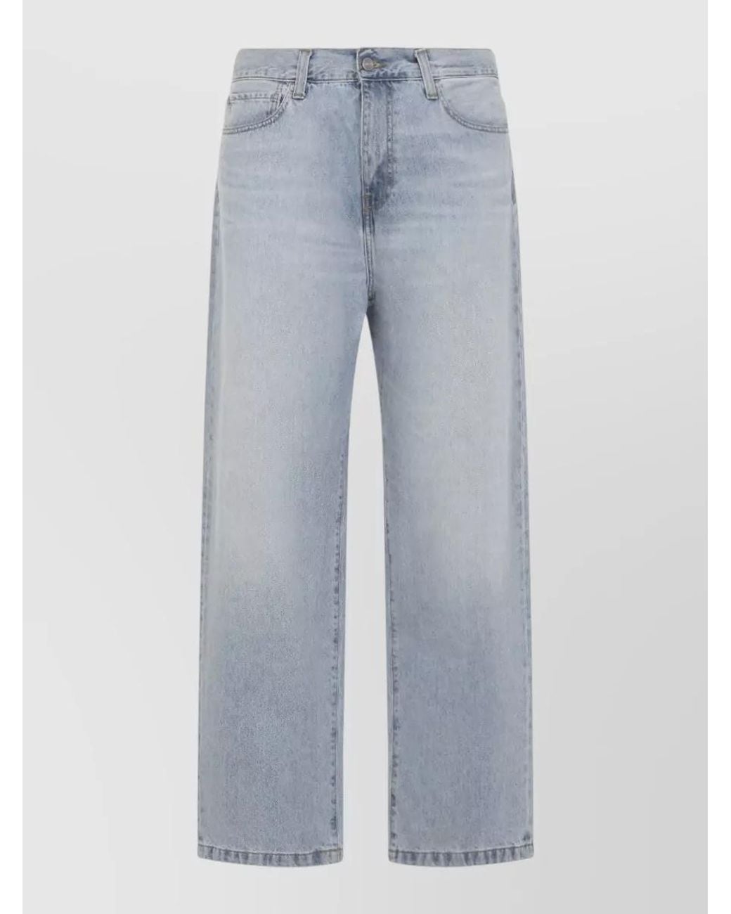 Carhartt Blue Denim Wide-Leg Jeans for men