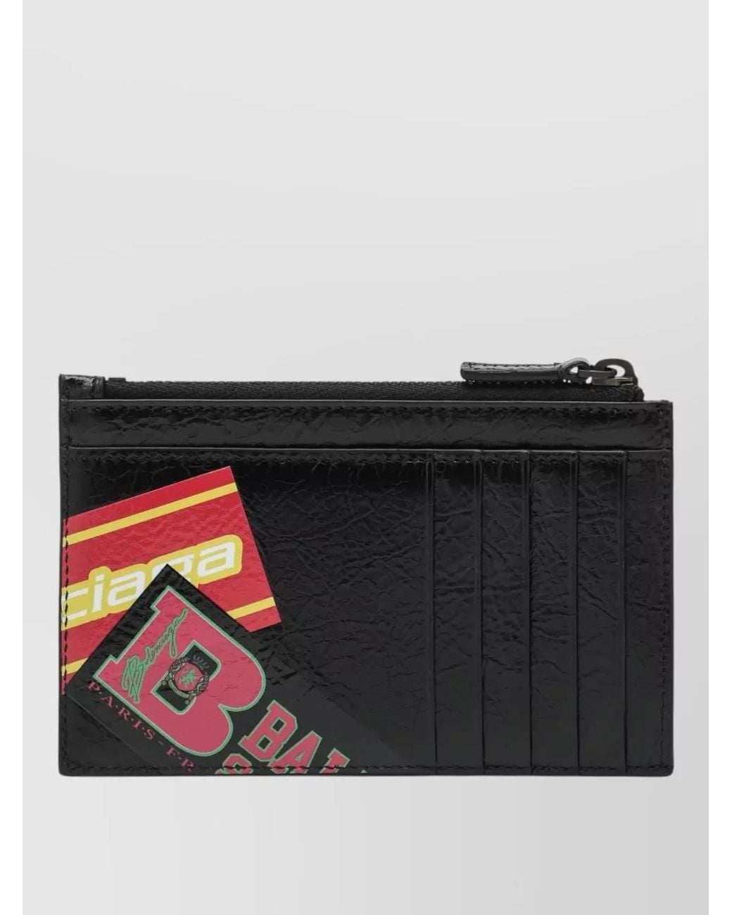 Balenciaga Multicolor Leather Cardholder for men