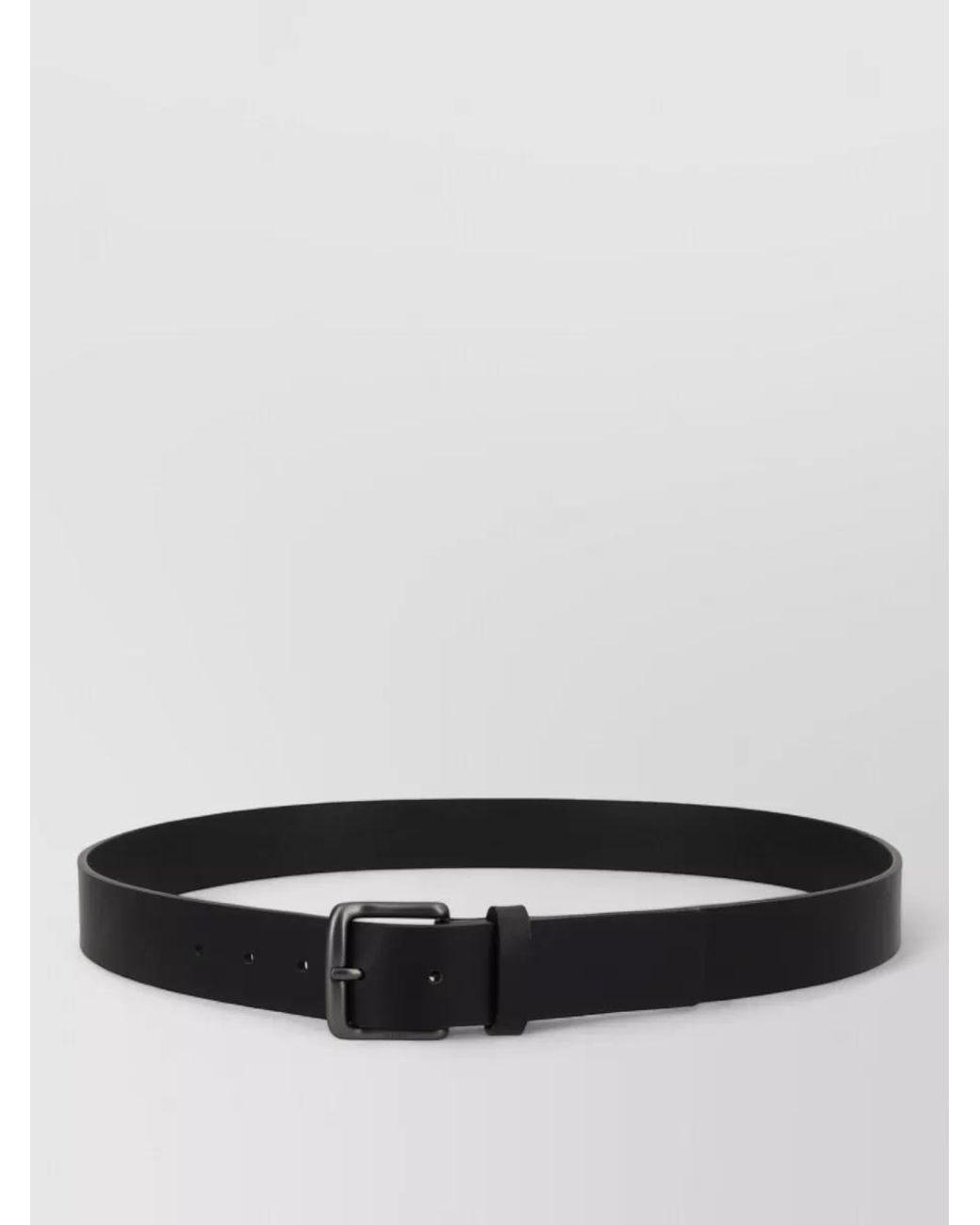 HUGO White Leather Belt for men