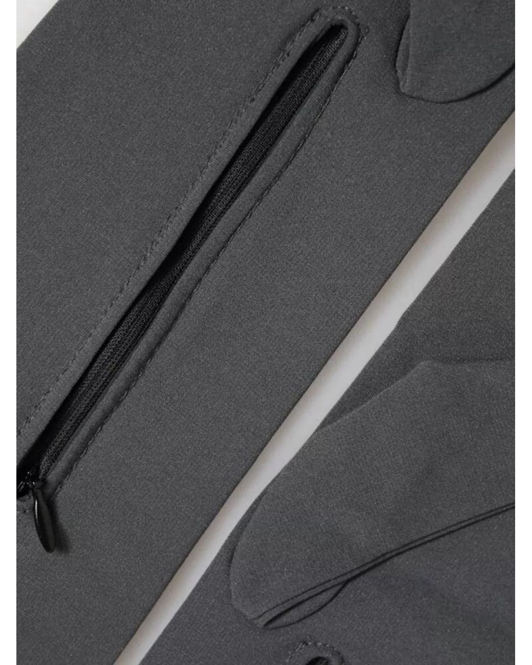 Dolce & Gabbana Gray Viscose Elbow Length Gloves for men