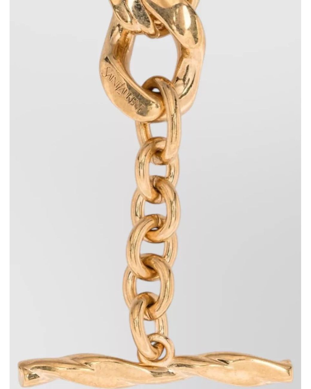 Saint Laurent Metallic Chain Bracelet