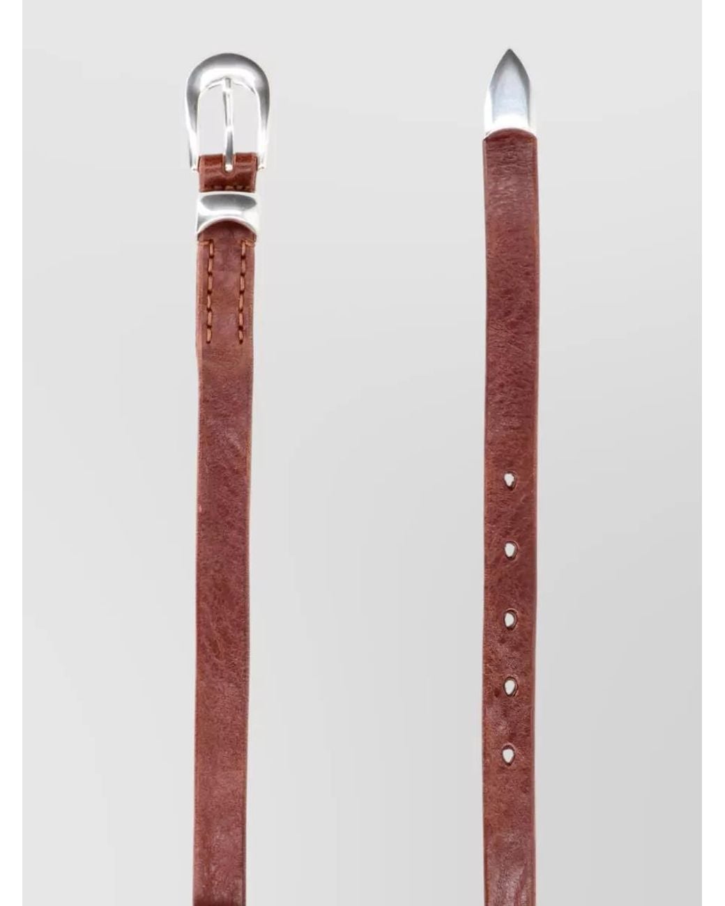 Our Legacy Brown Leather Belt