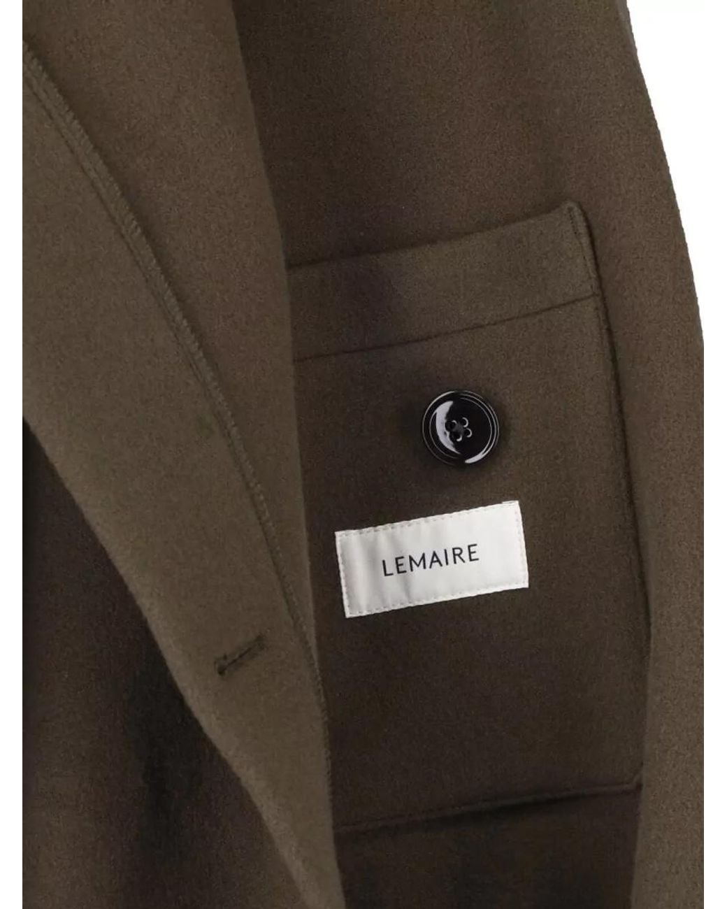 Lemaire Multicolor Oversized Wool Coat