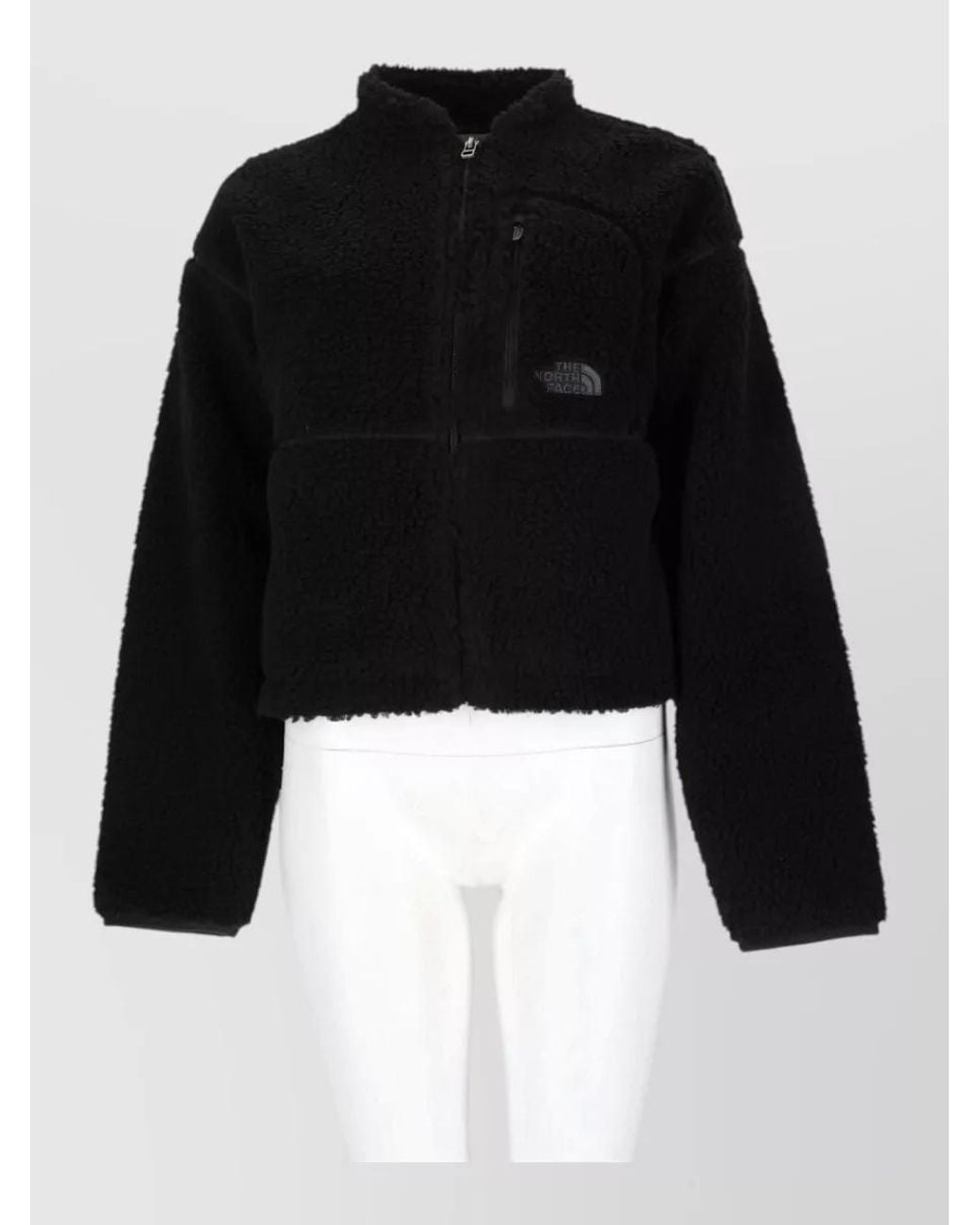 The North Face Black Fleece Stand Collar Zip Jacket