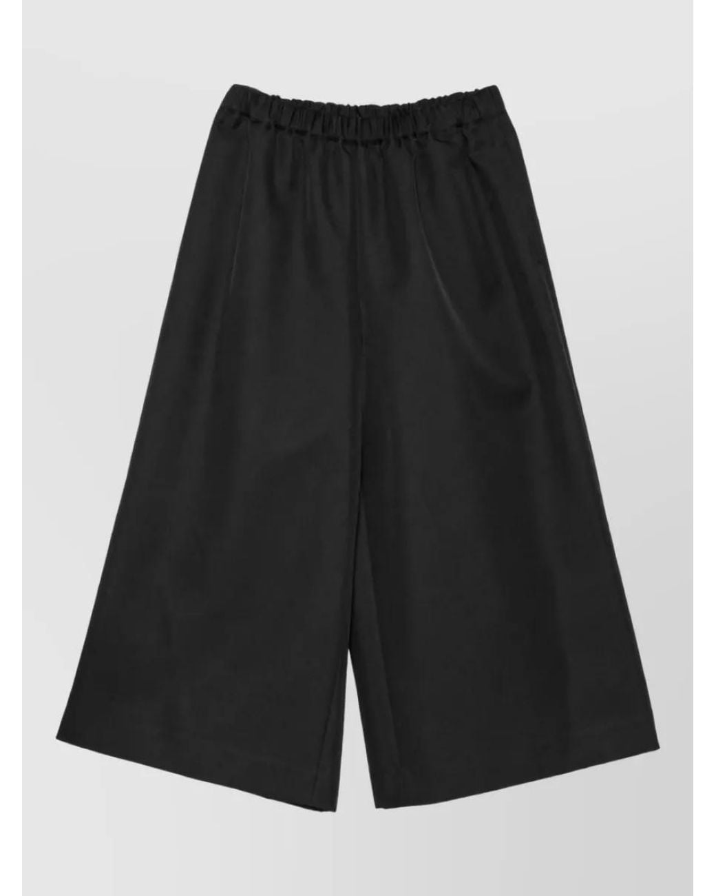 Comme des Garçons Black Wide-Leg Loungewear Trousers