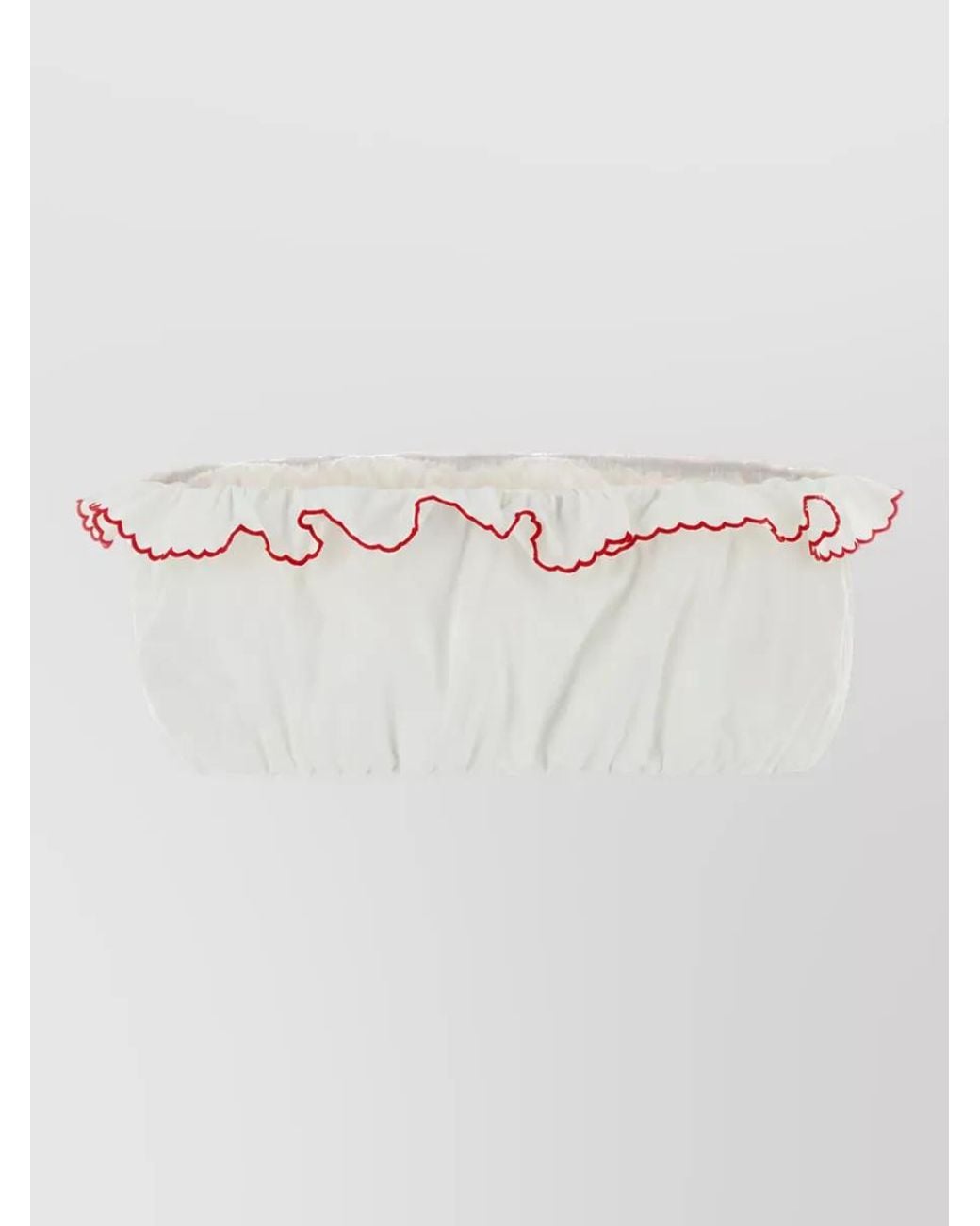 Miu Miu Multicolor Cotton Cropped Blouse