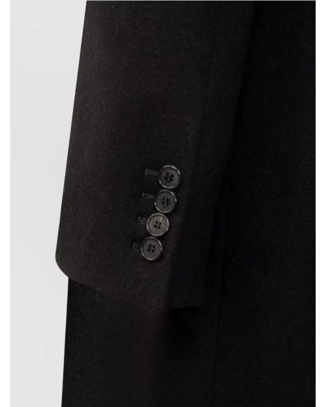 Givenchy Black Single-Breasted Coat