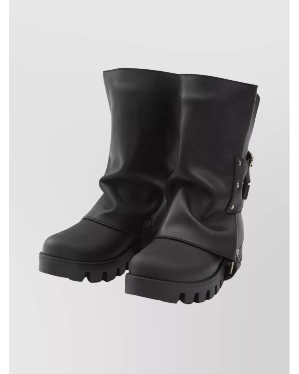 Dolce & Gabbana Black Leather Ankle Boots