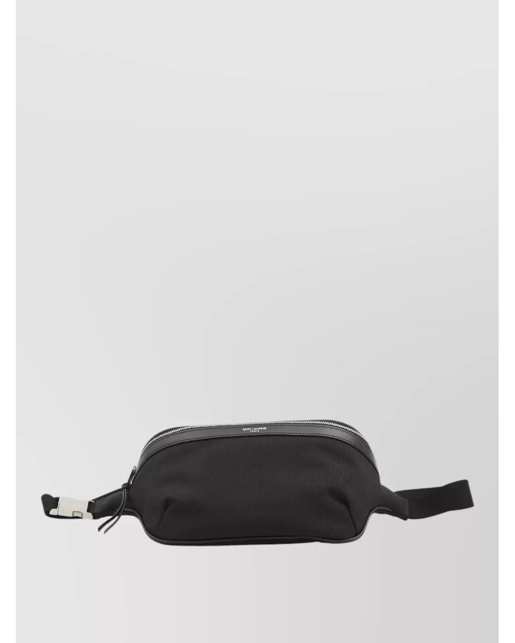 Saint Laurent Black Canvas Belt Bag for men