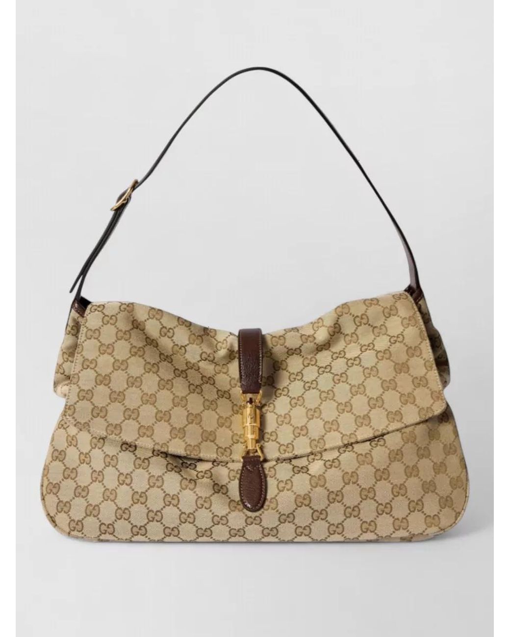 Gucci Metallic Canvas Shoulder Bag for men