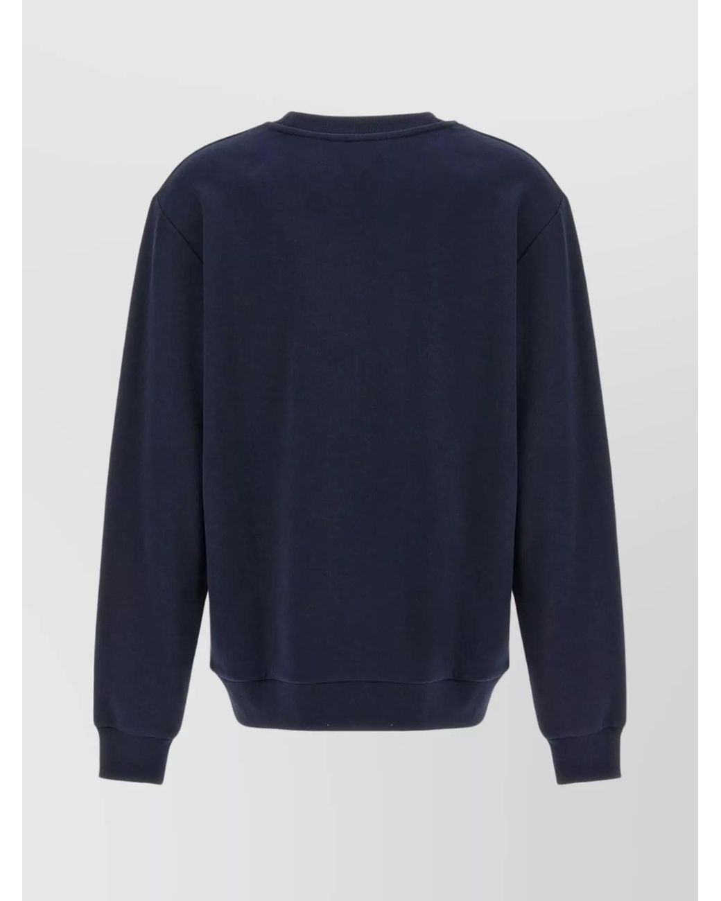 A.P.C. Blue Organic Cotton Logo-Print Hoodie