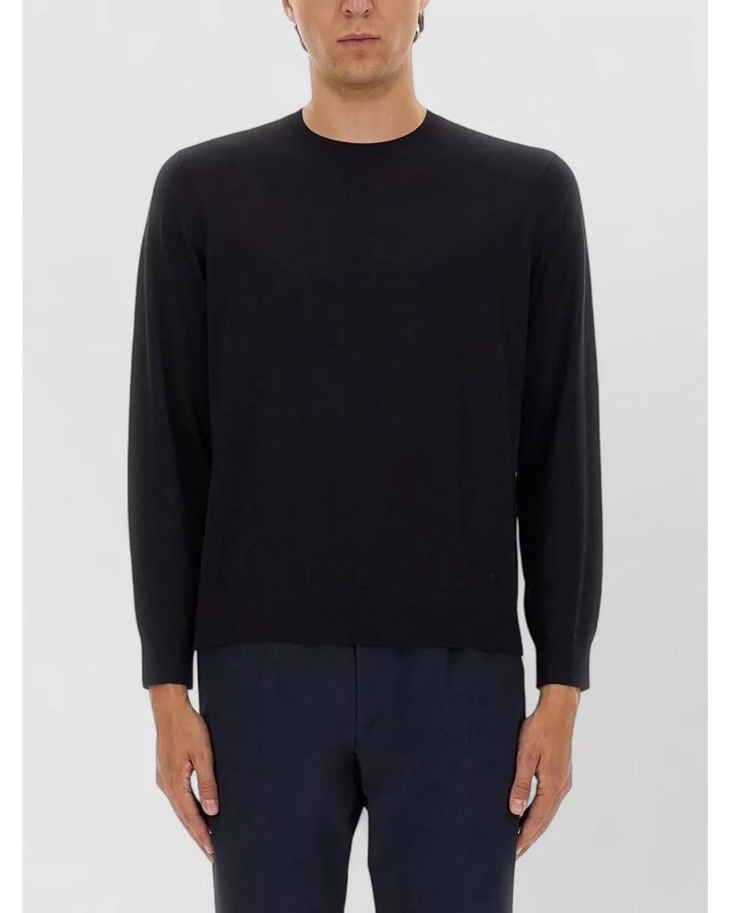 Theory Blue Wool T-Shirt for men