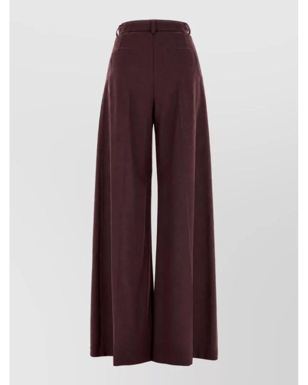 LE SULLY STUDIO Purple Wide-Leg Trousers