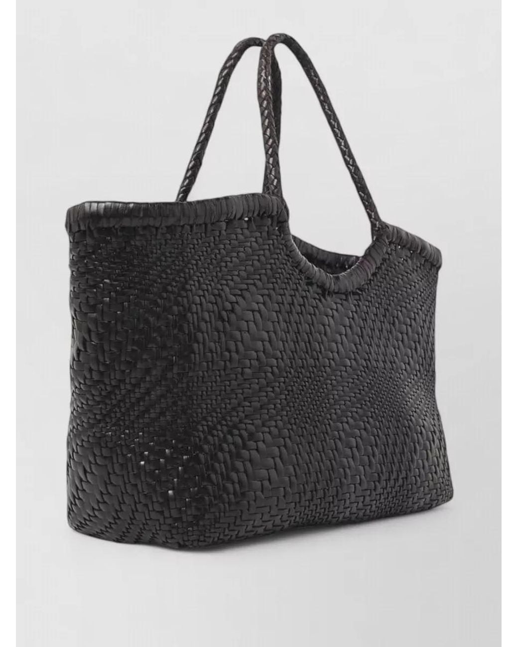 Dragon Diffusion Black Nantucket Big Leather Tote Bag