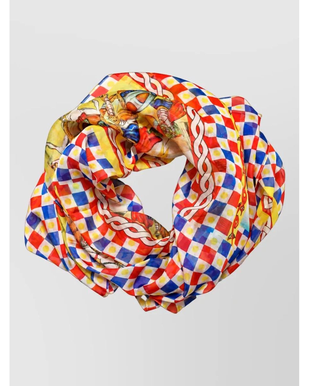 Dolce & Gabbana Pink Silk Foulard Scarf