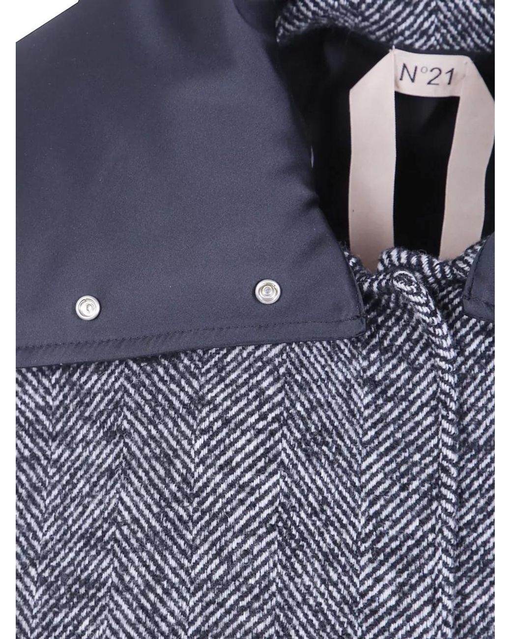 N°21 Blue Oversized Coat