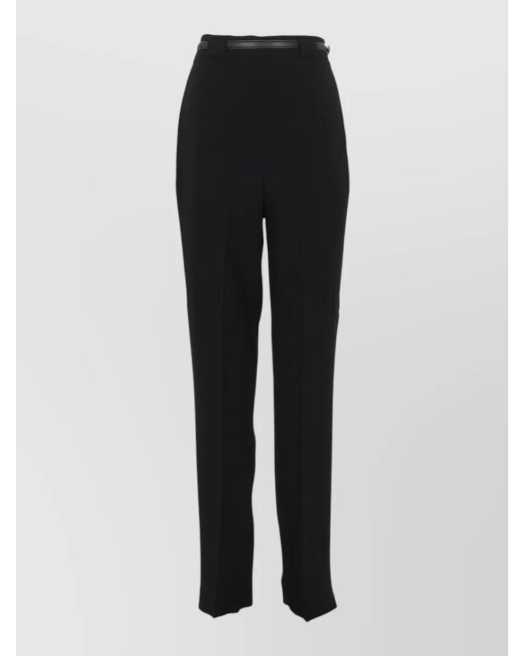 Max Mara Black Regular-Fit Suit Trousers