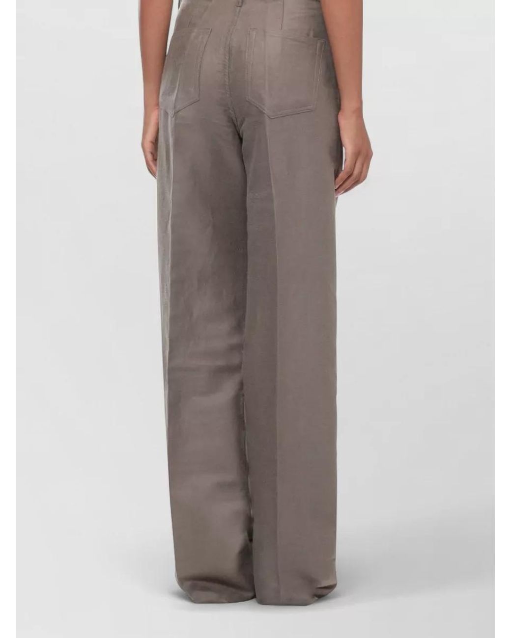 Rick Owens Gray Straight-Leg Denim Jeans