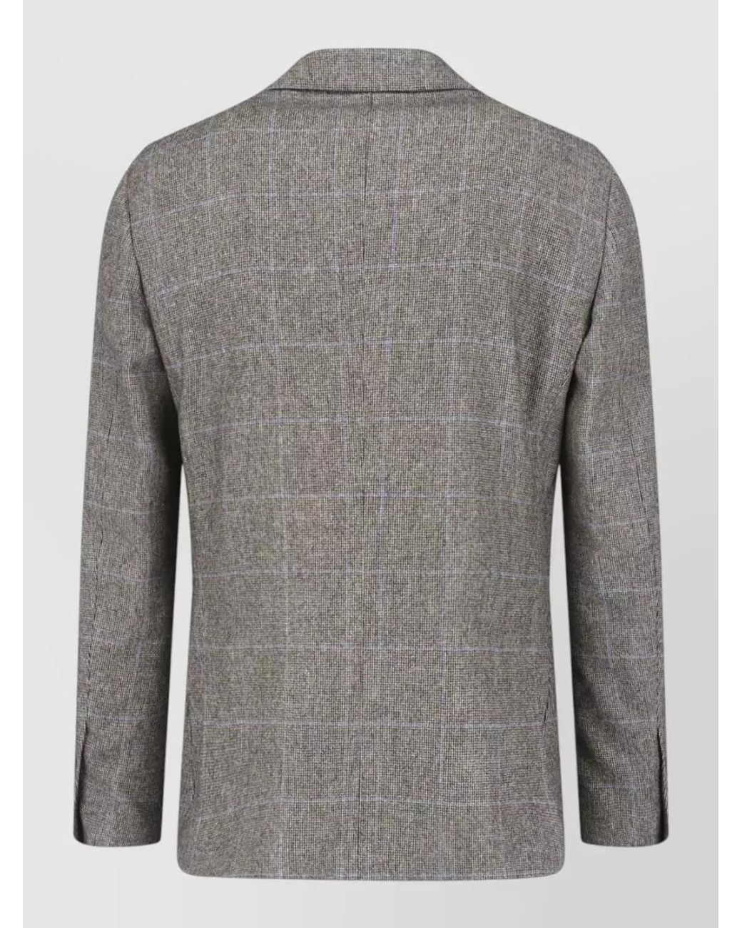 Lardini Gray Wool Suit Jacket for men