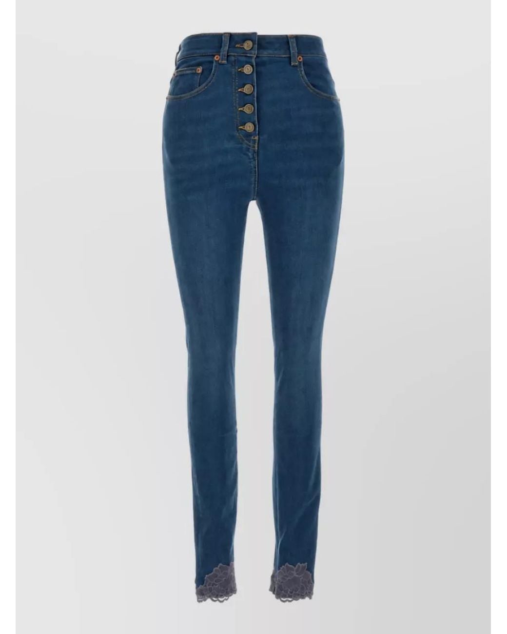 Valentino Garavani Blue Stretch Denim Jeans