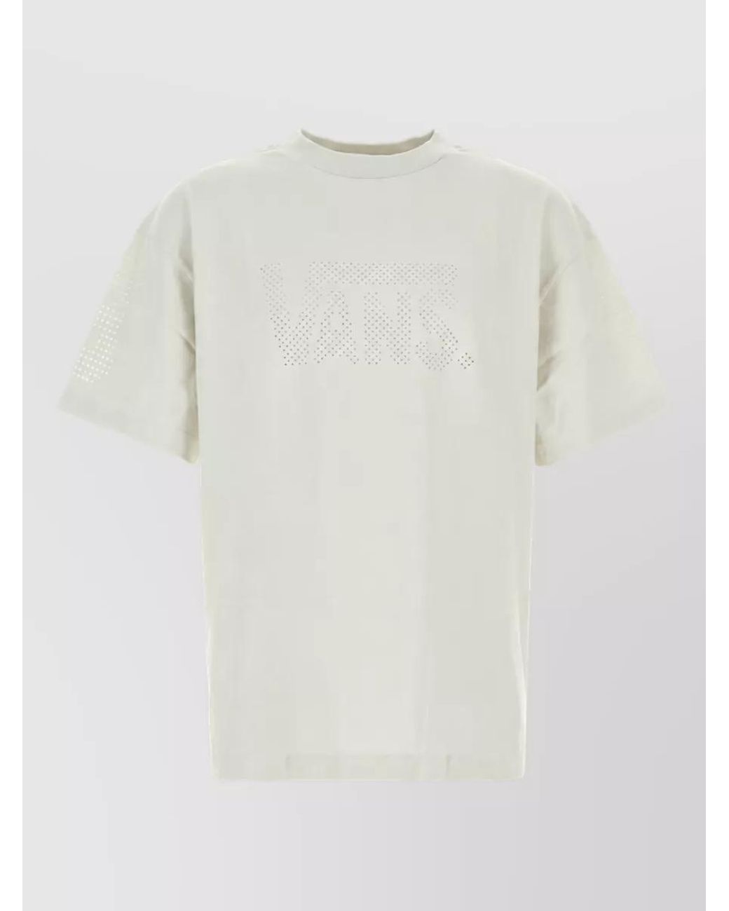Vans White Cotton T-Shirt for men