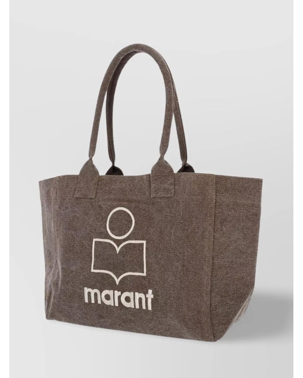 Isabel Marant Natural Yenky Cotton Tote Bag